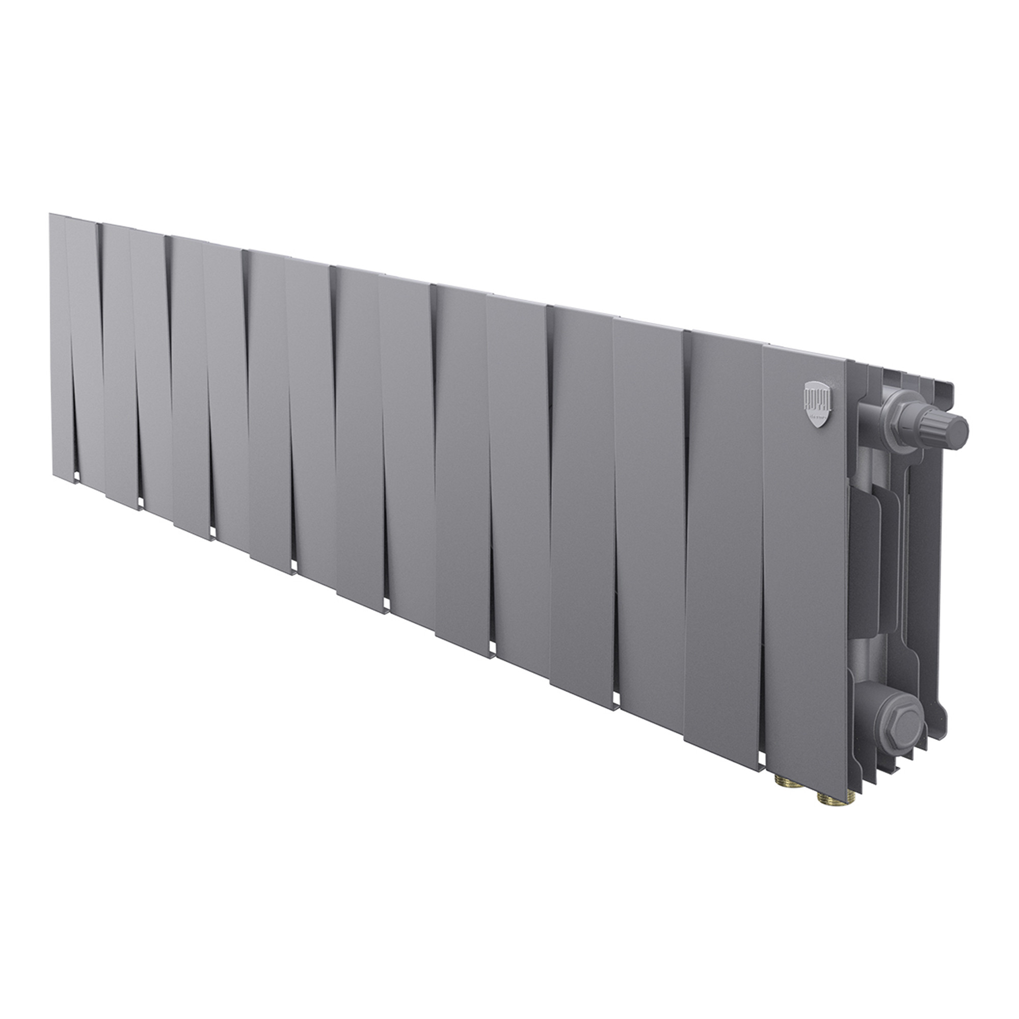 Радиатор Royal Thermo PianoForte 200 Silver Satin VDR80 — 16 секц.